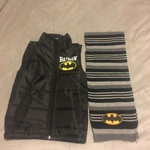 batman vest & scarf
